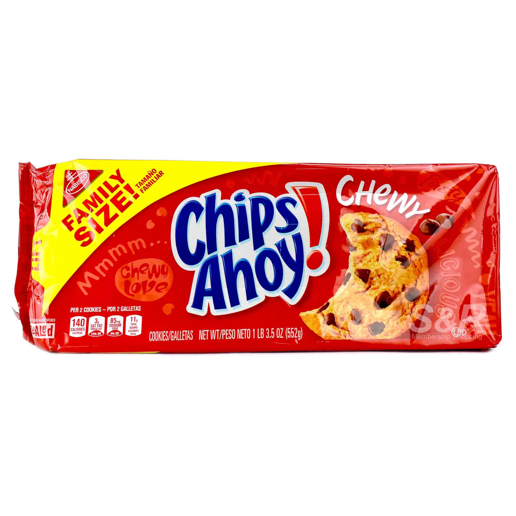 Chips Ahoy! Chewy Family Size Cookies 552g Chips Ahoy! Chewy Family Size Cookies 552g